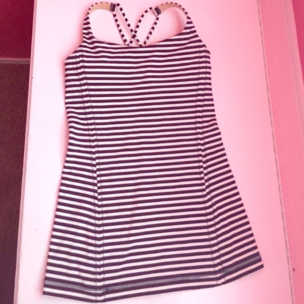 Lululemon Striped Workout Tank